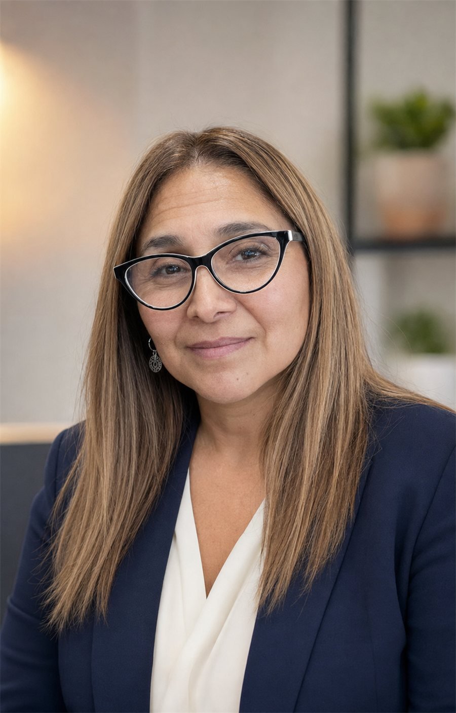 Leandra Gabriela Lizondo en su estudio contable